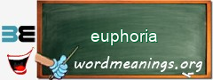 WordMeaning blackboard for euphoria